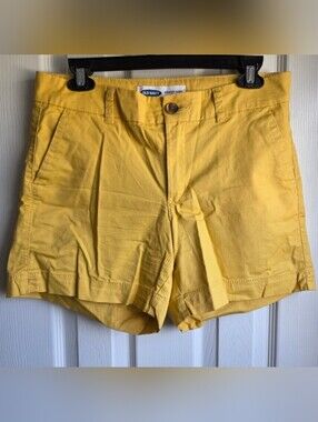 Old Navy Bright Yellow Women's Chino Shorts